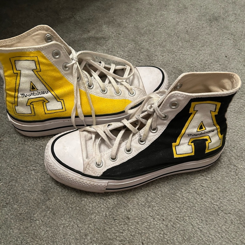 App State Size 8 All Star Platform Canvas Converse